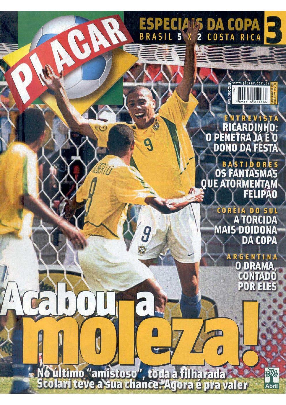 Capa da edição Nº 1227 da revista PLACAR