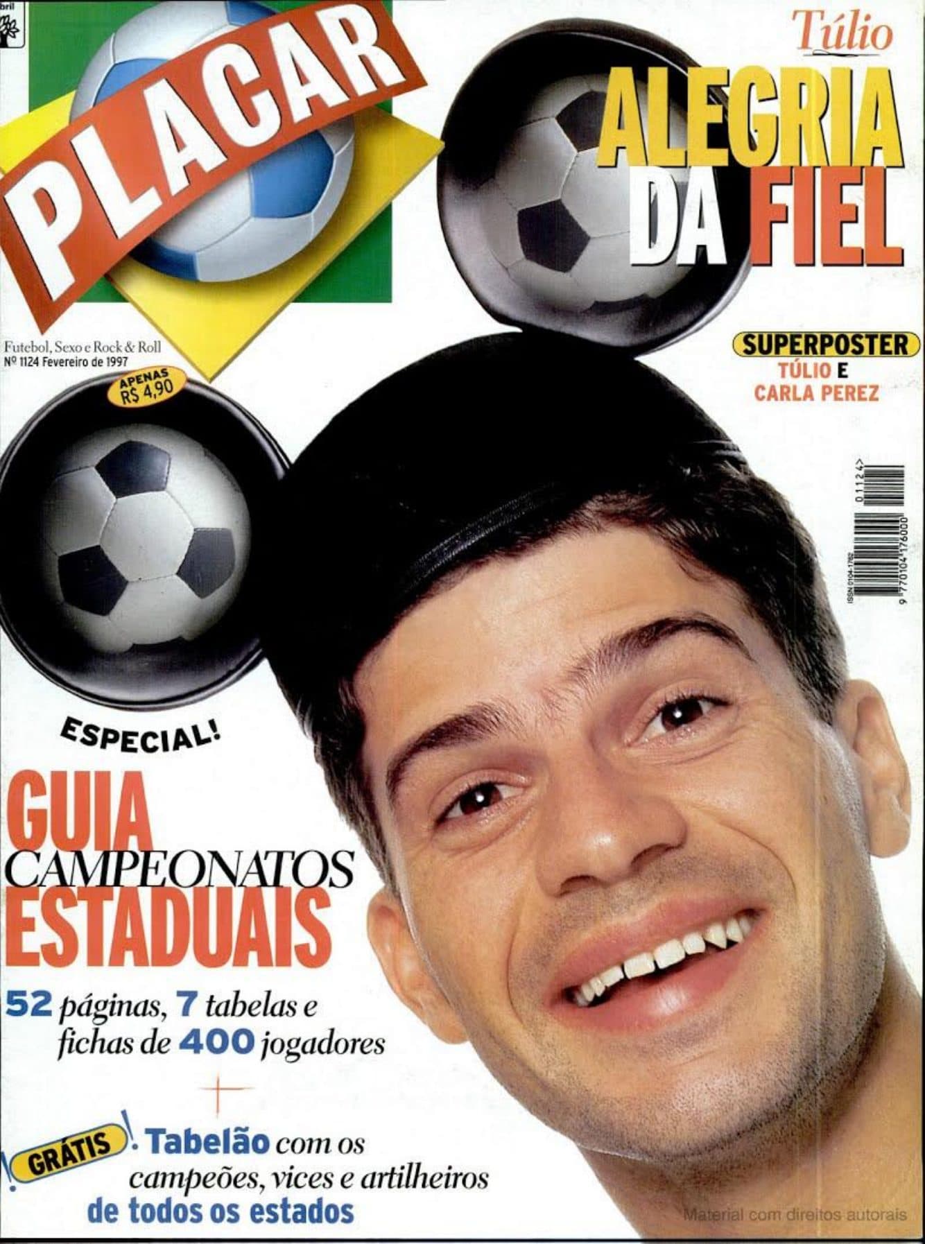 Capa da edição Nº 1124 da revista PLACAR