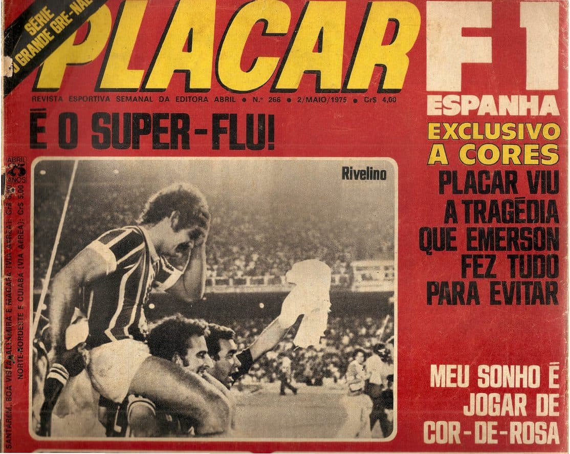 Capa da edição É O SUPER-FLU! da revista PLACAR