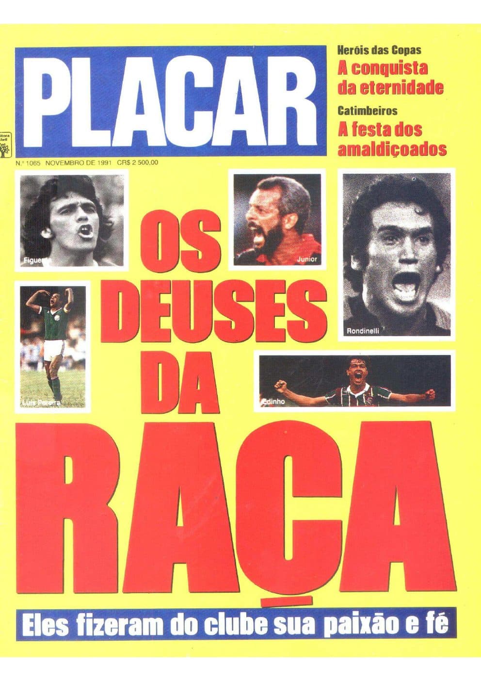 Capa da edição Nº 1065 da revista PLACAR