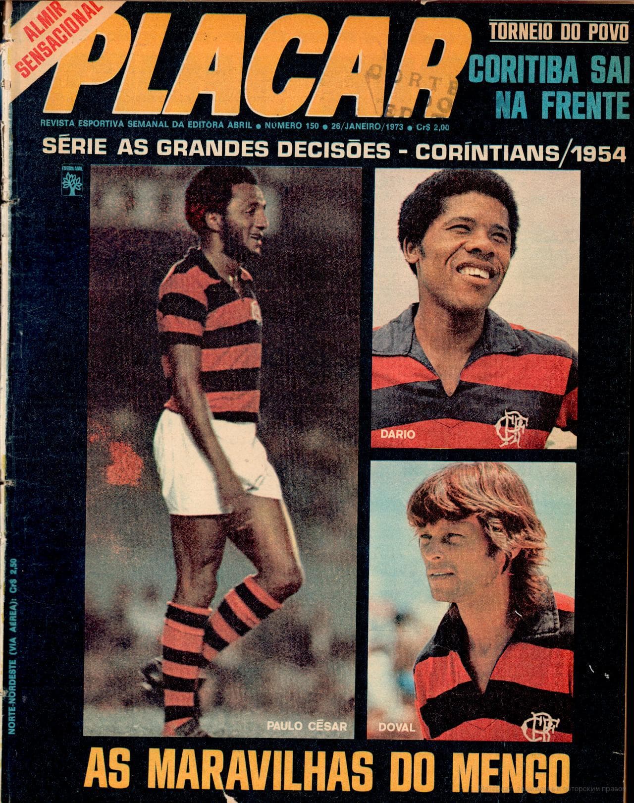 Capa da edição As Maravilhas do Mengo da revista PLACAR