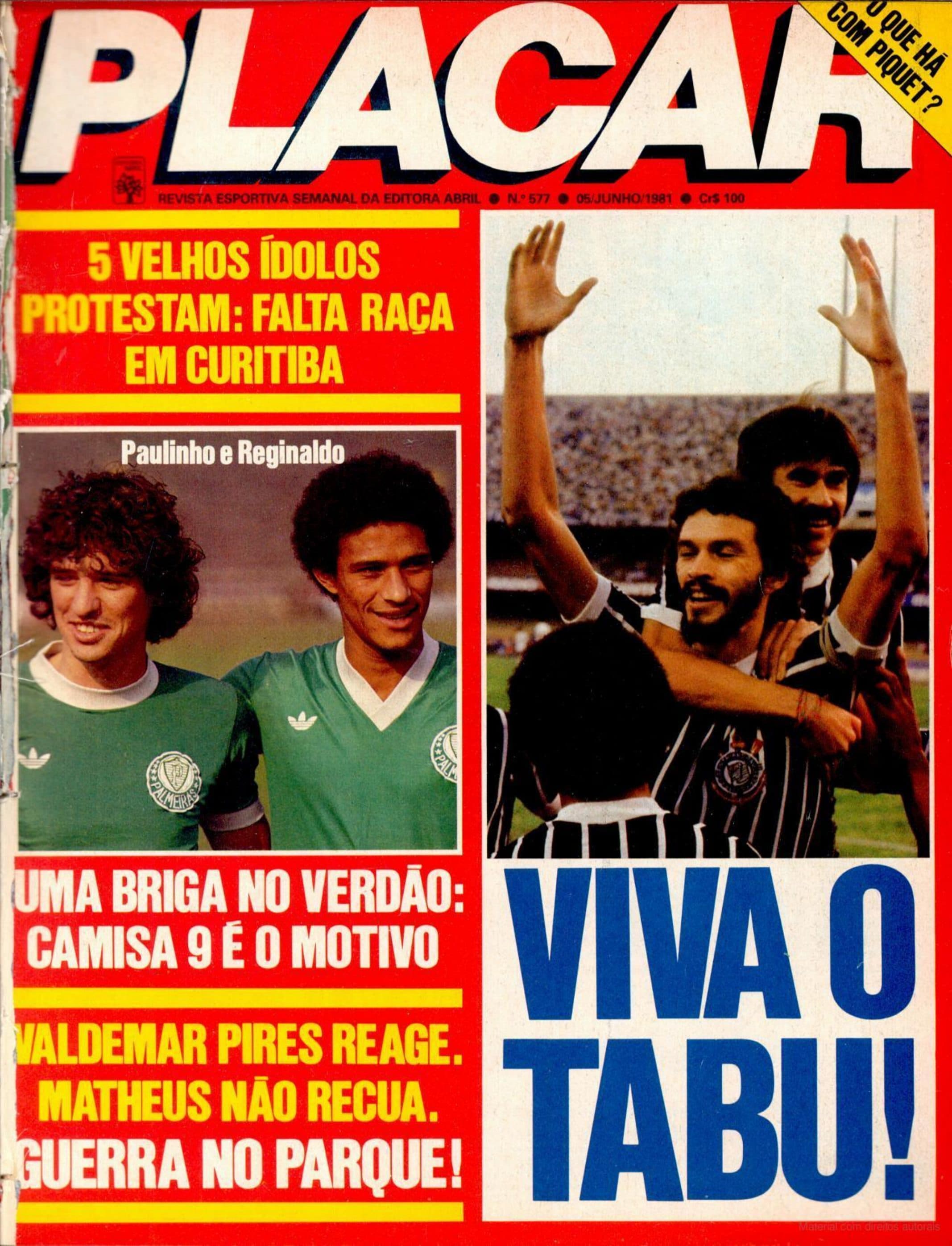 Capa da edição Viva o tabu! da revista PLACAR