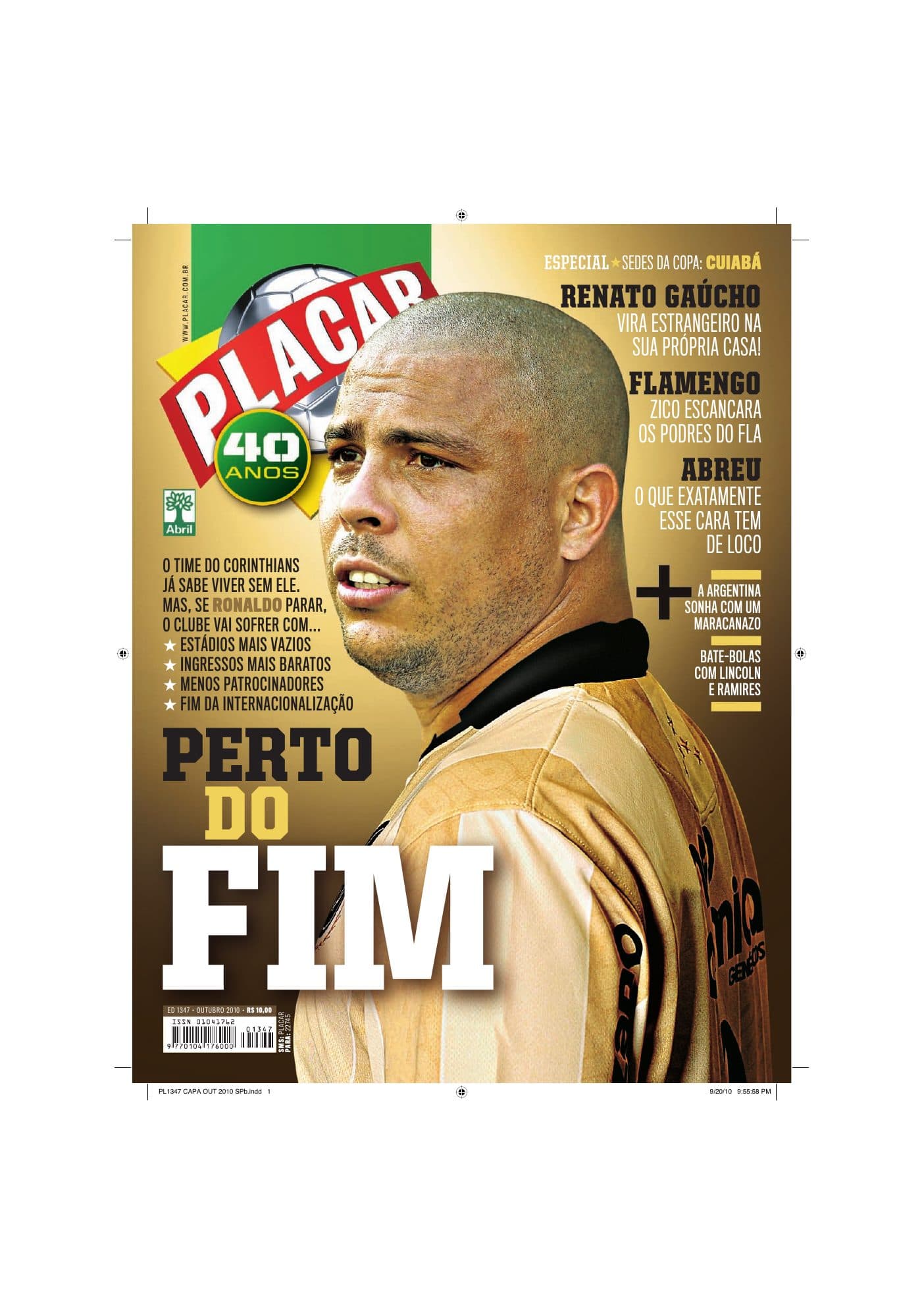 Capa da edição: 2010-EDIÇÃO