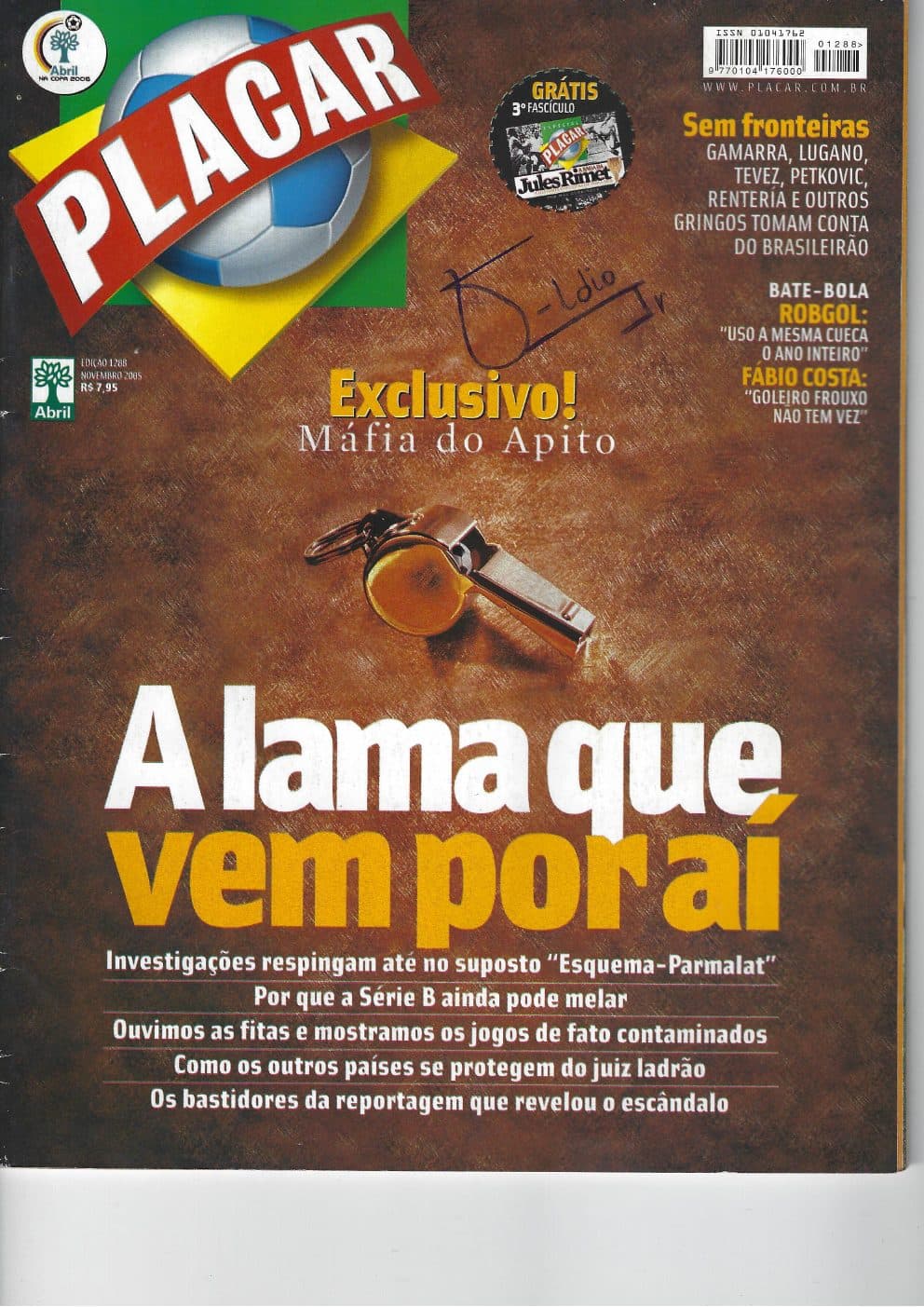 Capa da edição Nº 1288 da revista PLACAR