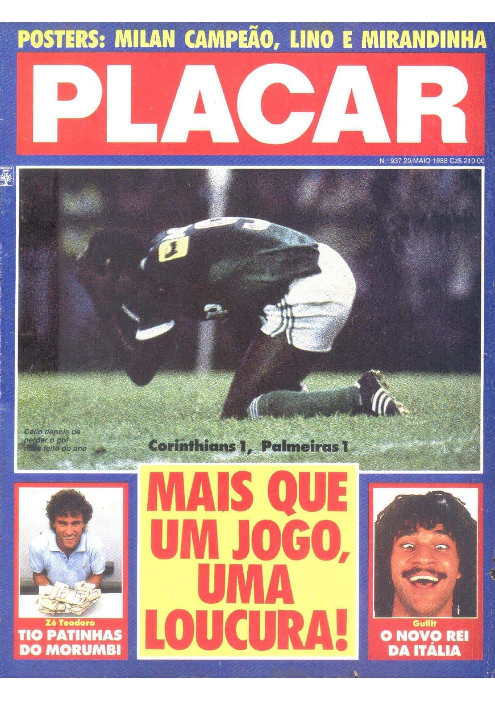 Capa da edição Nº 937 da revista PLACAR
