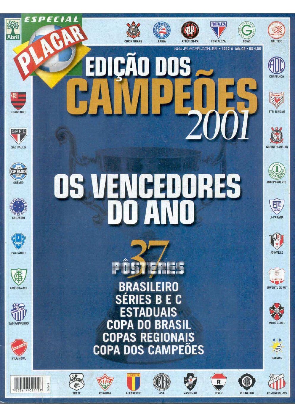 Capa da edição Nº 1212A da revista PLACAR