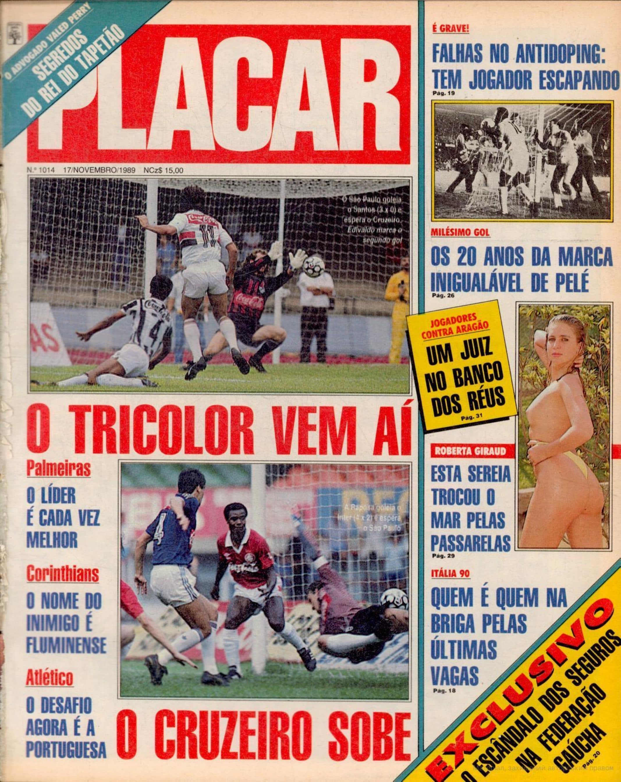 Capa da edição Nº 1014 da revista PLACAR