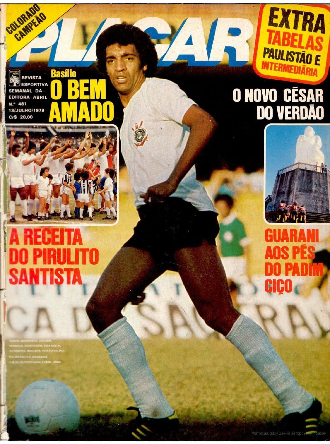 Capa da edição Nº 481 da revista PLACAR
