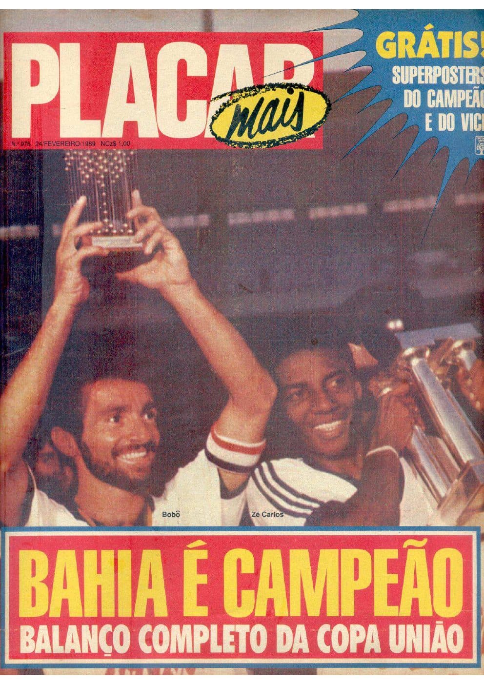 Capa da edição Nº 976 da revista PLACAR