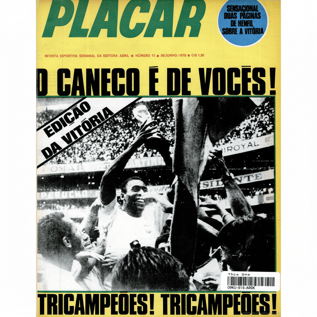 Capa da edição O Caneco É De Vocês! da revista PLACAR