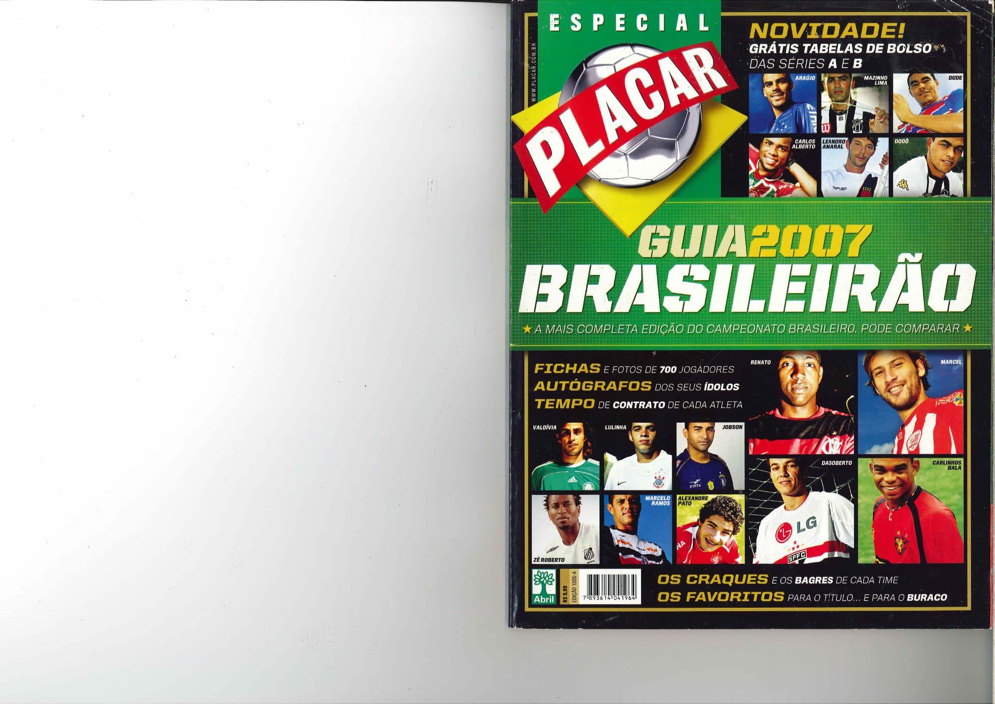 Capa da edição Nº 1305A da revista PLACAR