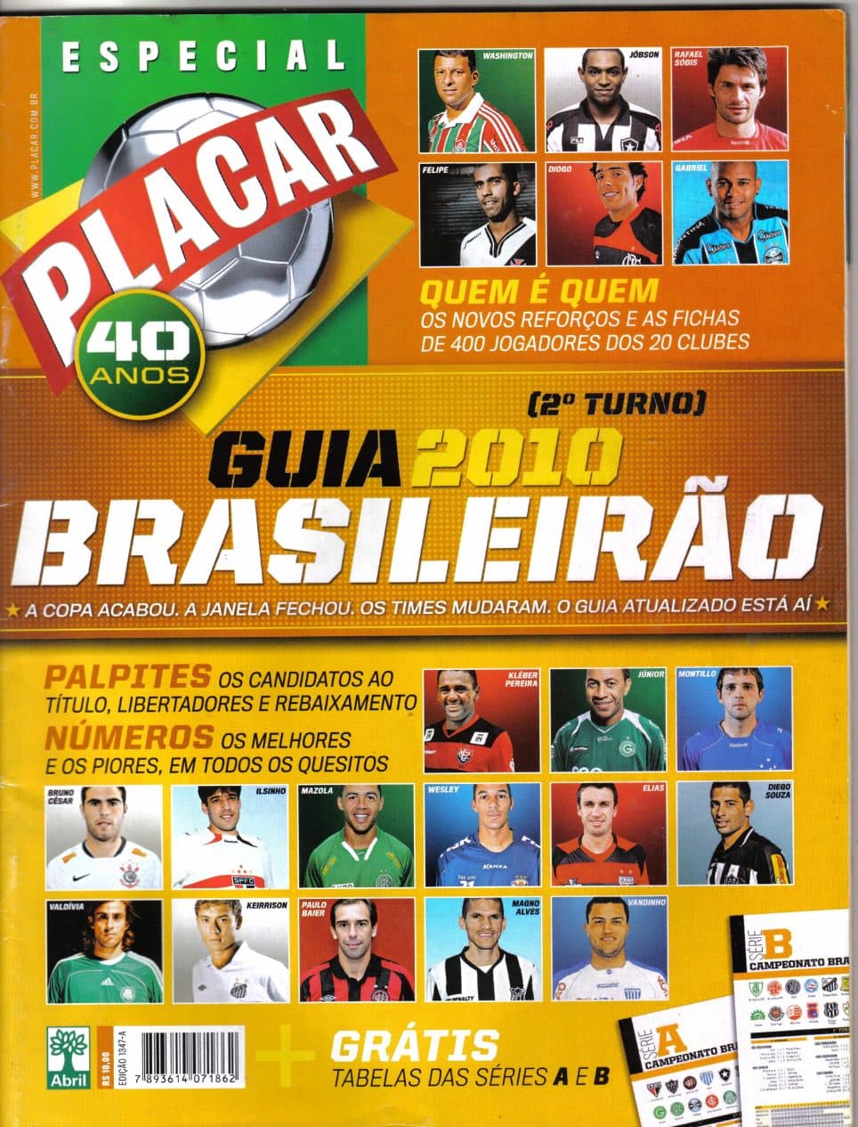 Capa da edição Nº 1347A da revista PLACAR