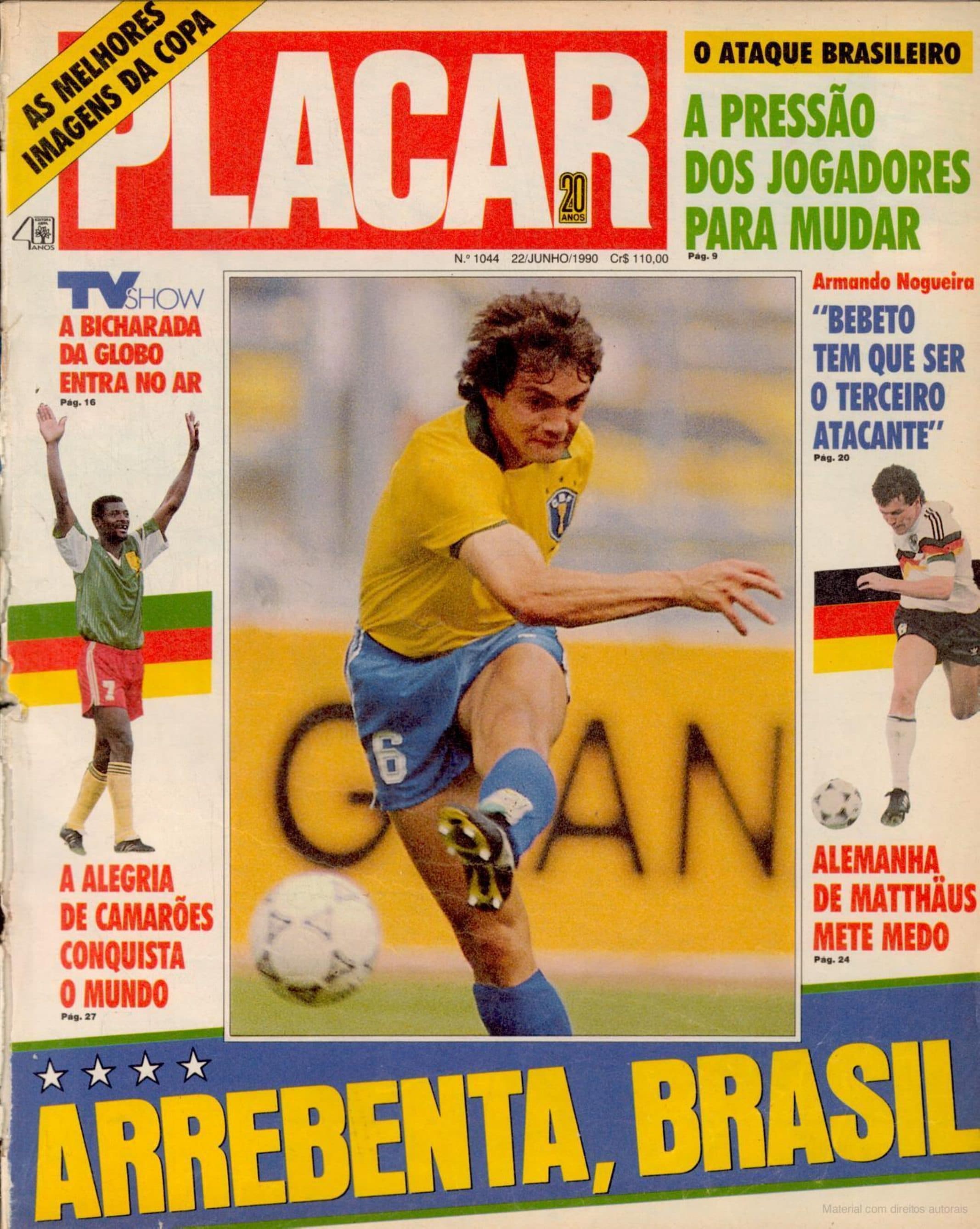 Capa da edição: 1990-EDIÇÃO COPA 90