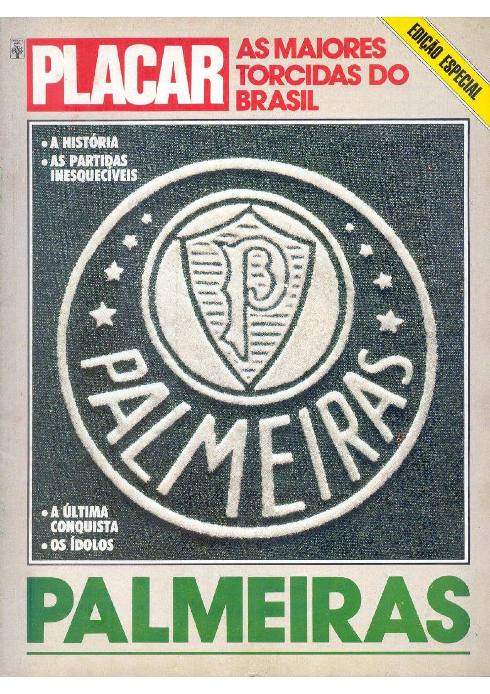 Capa da edição 1989 da revista PLACAR