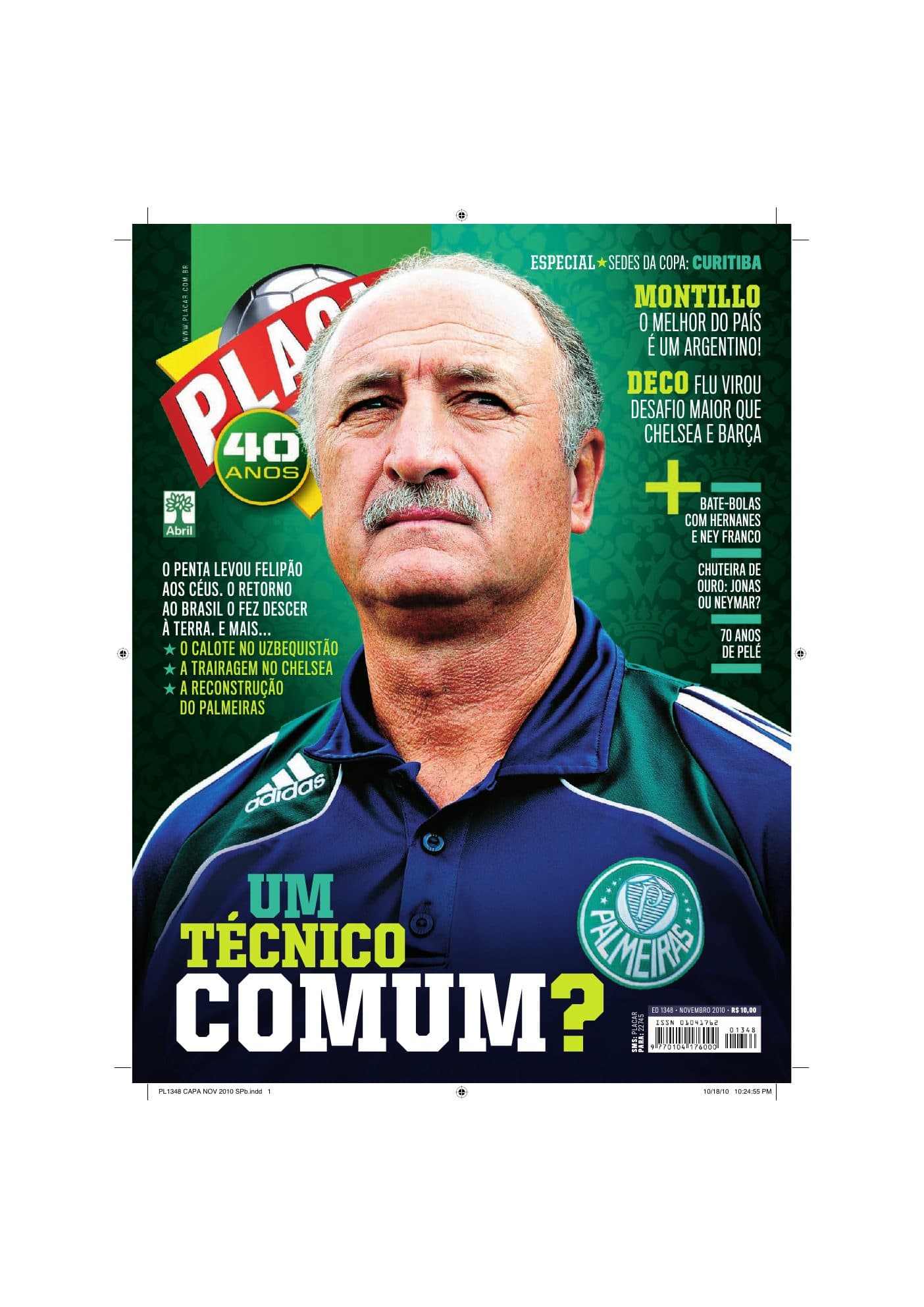 Capa da edição: 2010-EDIÇÃO