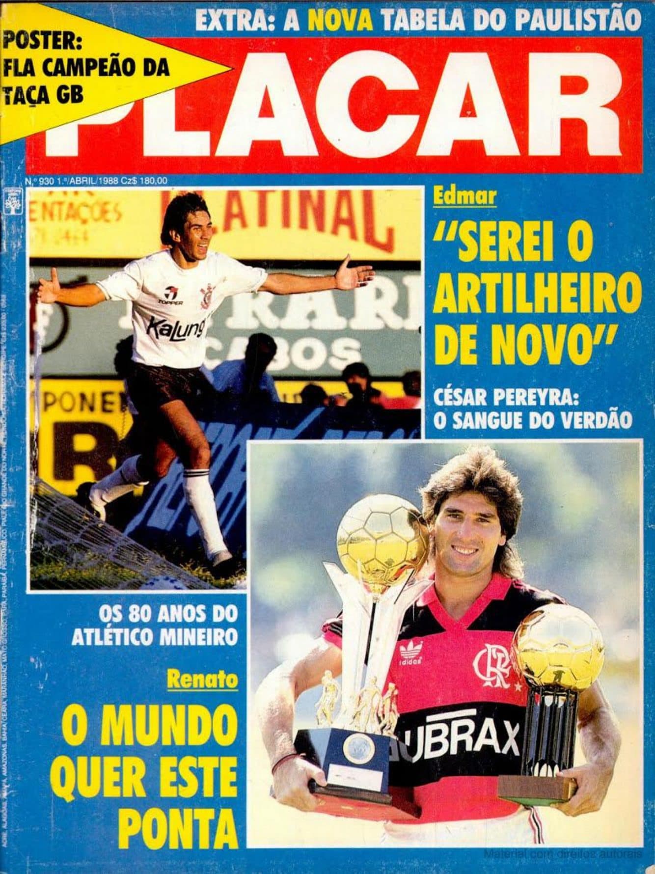 Capa da edição Nº 930 da revista PLACAR