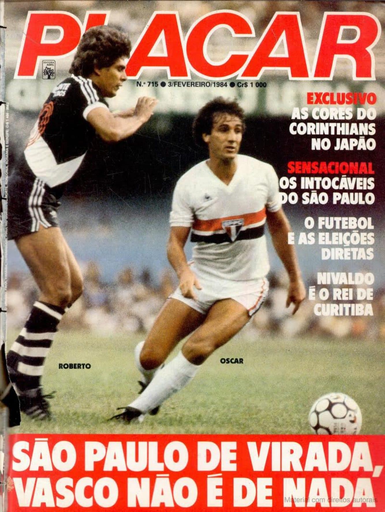 Capa da edição Nº 715 da revista PLACAR