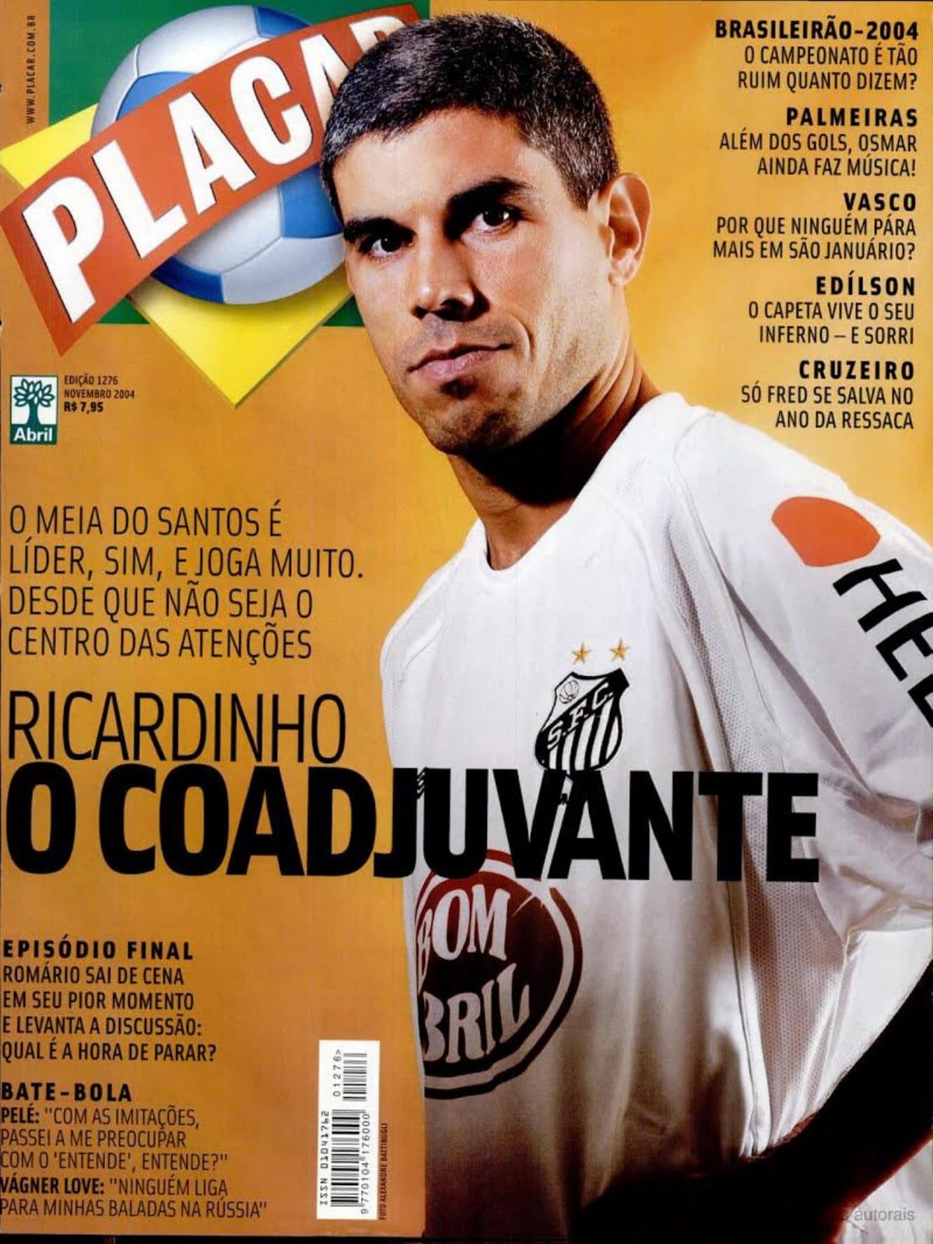 Capa da edição Nº 1276 da revista PLACAR