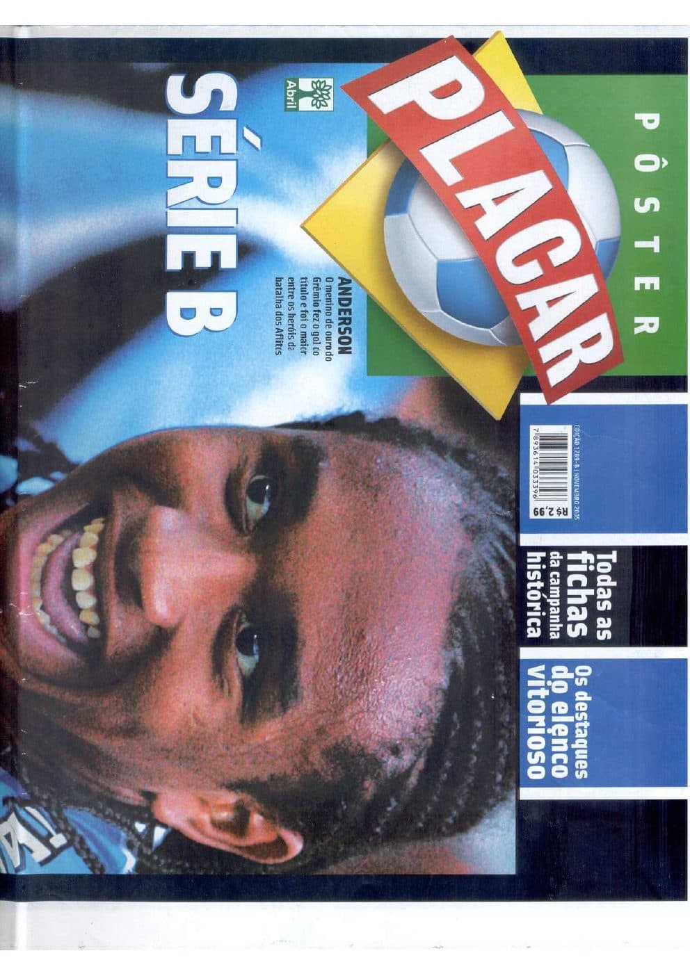 Capa da edição Nº 1289B da revista PLACAR