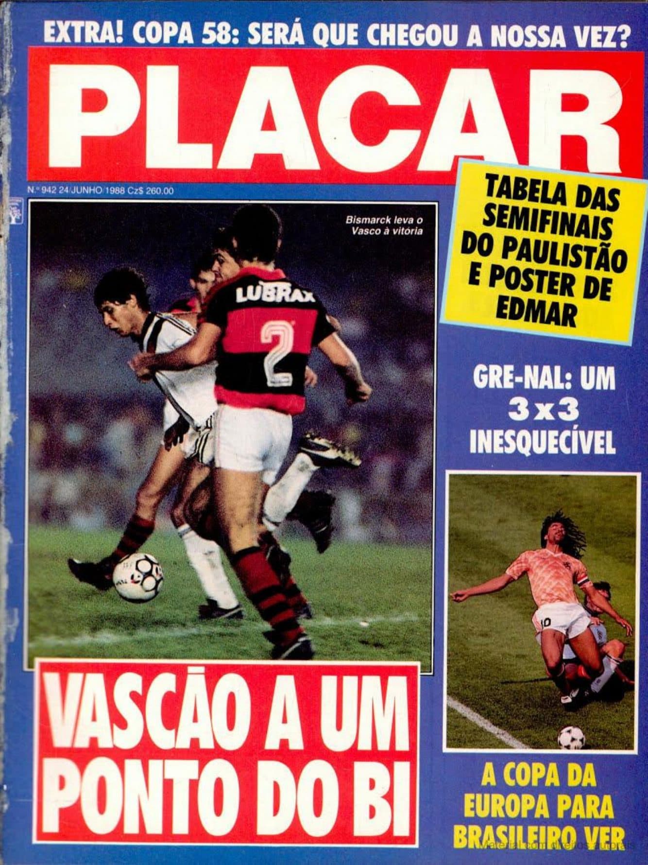 Capa da edição Nº 942 da revista PLACAR