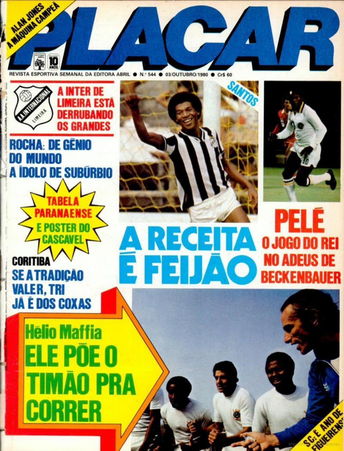 Capa da edição A Inter de Limeira está derrubando os grandes da revista PLACAR