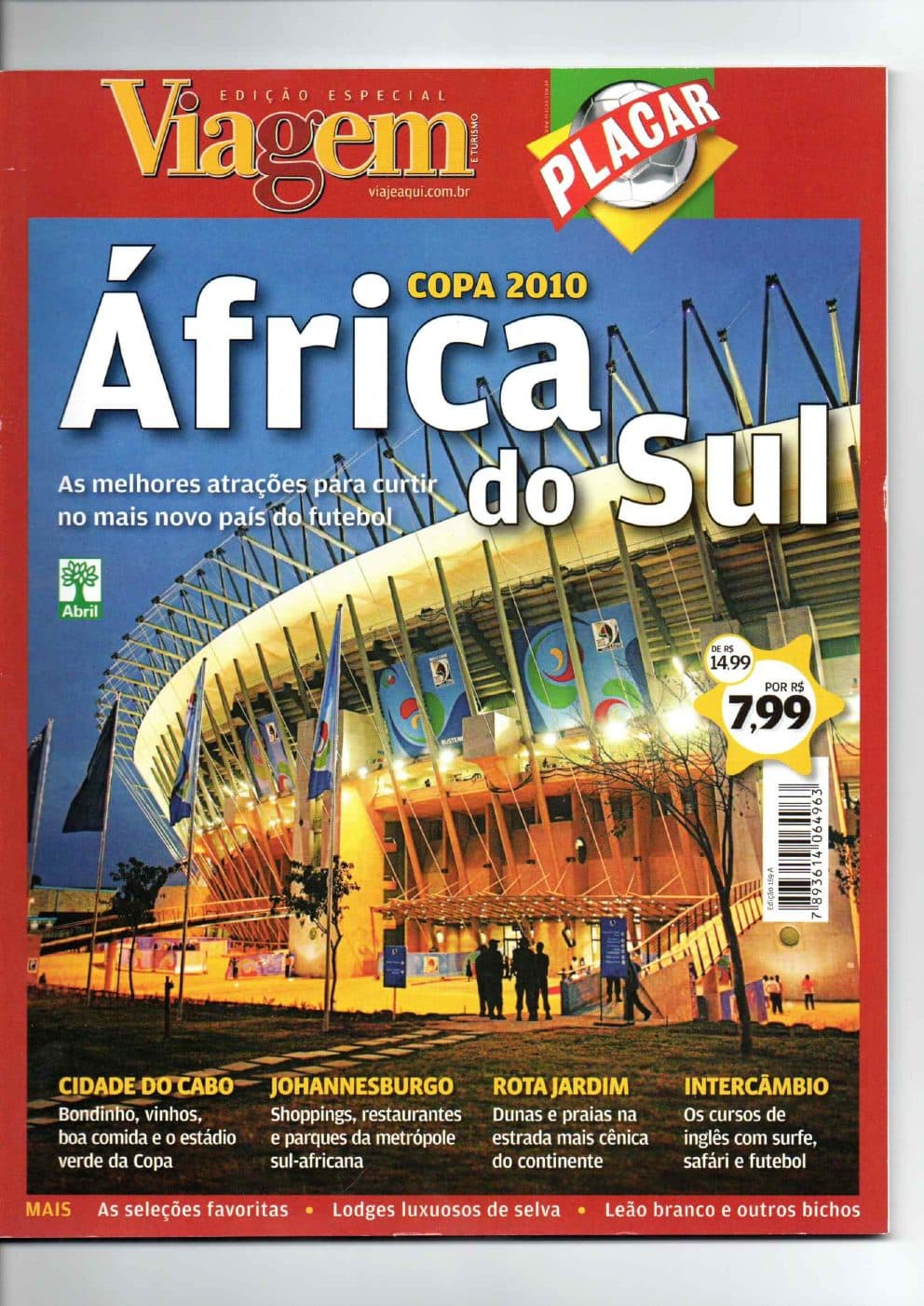 Capa da edição 2010 da revista PLACAR