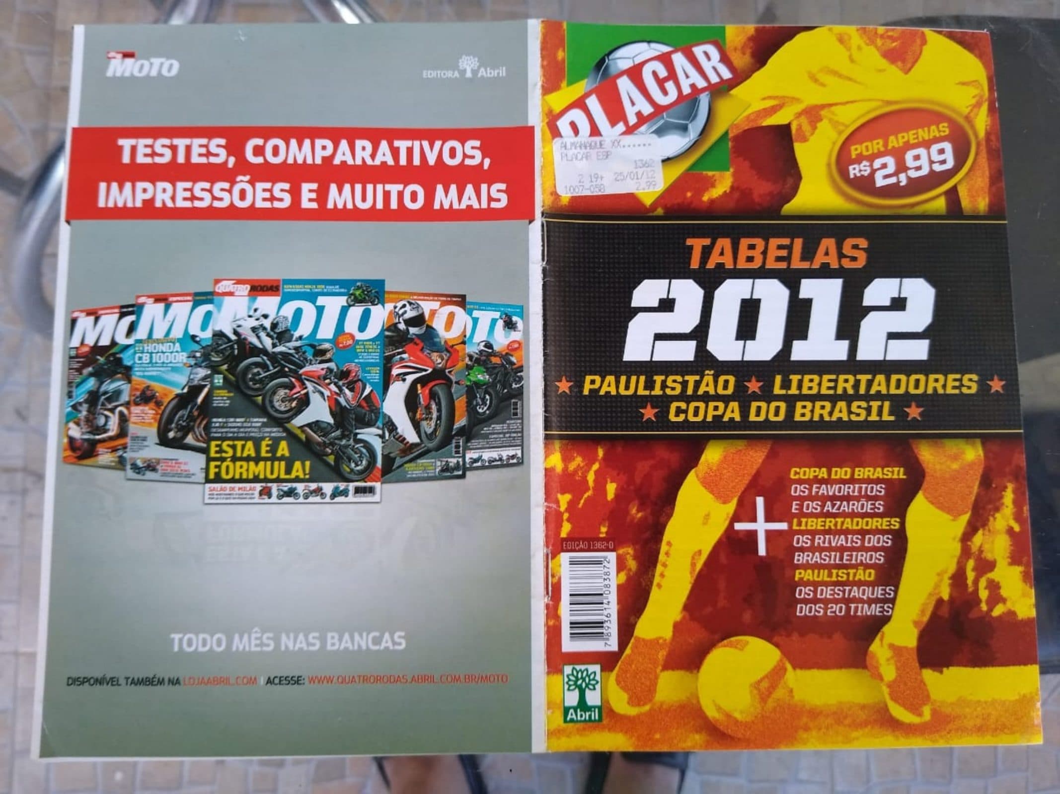 Capa da edição Nº 1362D da revista PLACAR