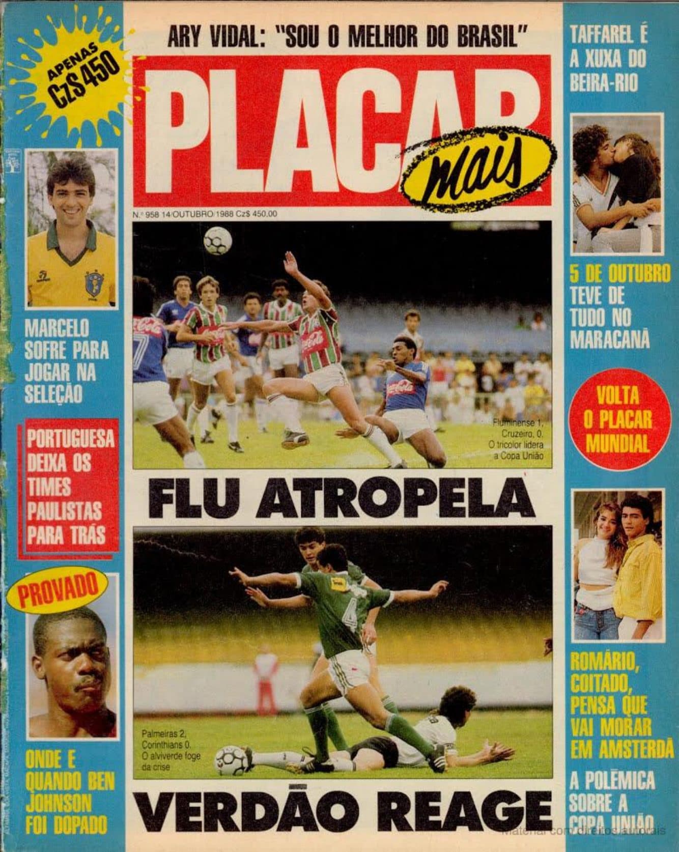 Capa da edição Nº 958 da revista PLACAR