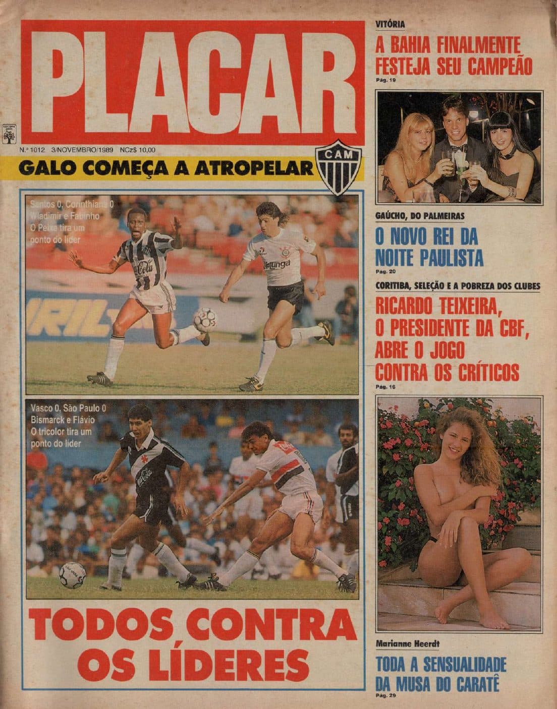 Capa da edição Nº 1012 da revista PLACAR