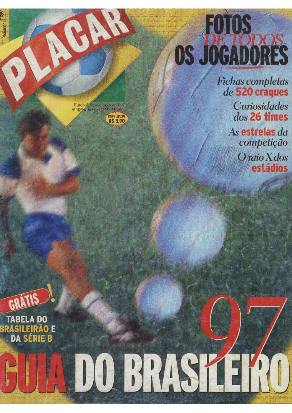 Capa da edição Nº 1129A da revista PLACAR