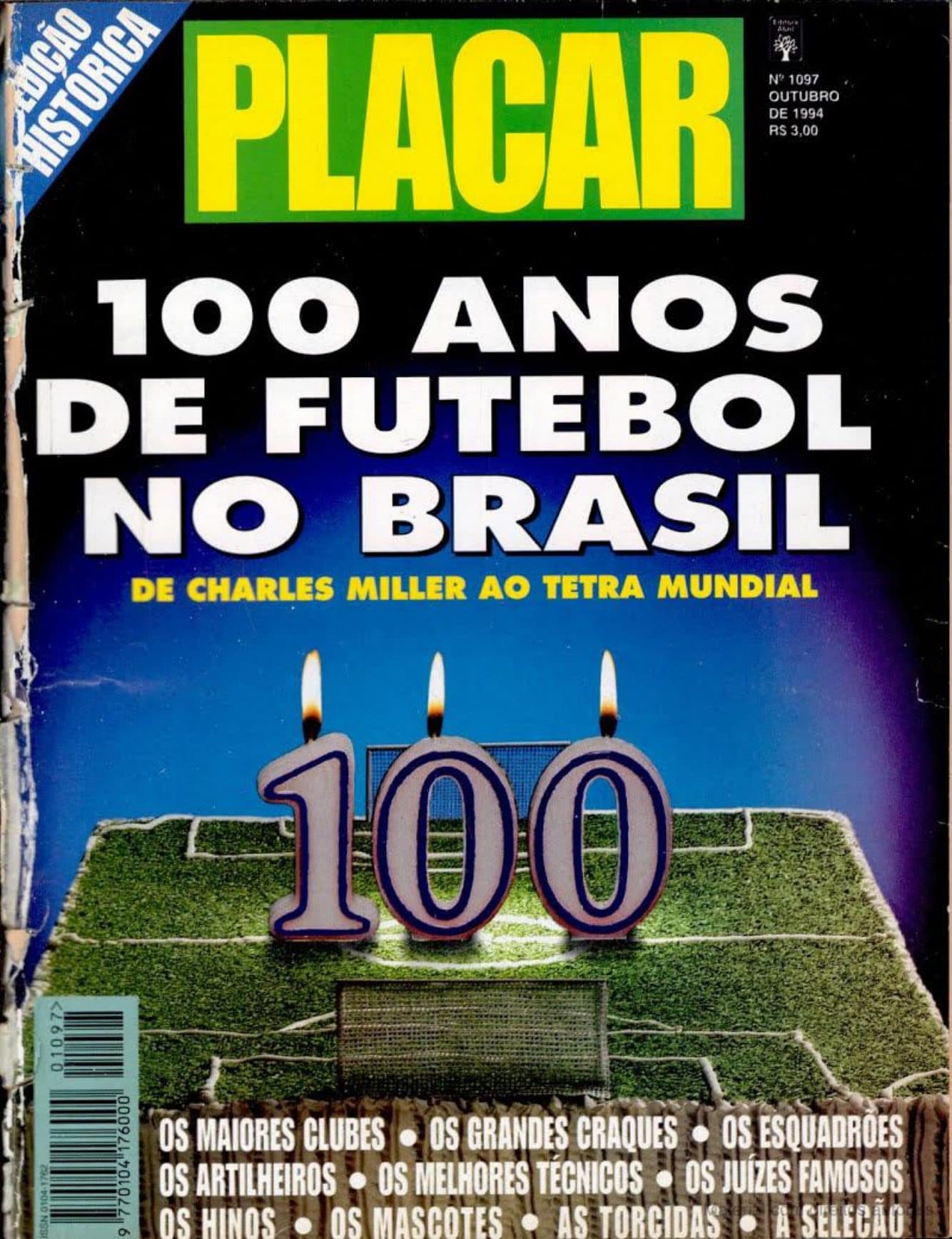 Capa da edição Nº 1097 da revista PLACAR
