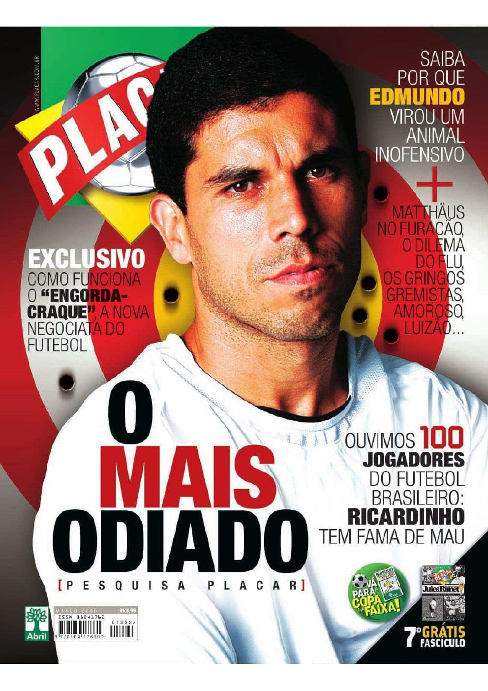 Capa da edição Nº 1292 da revista PLACAR