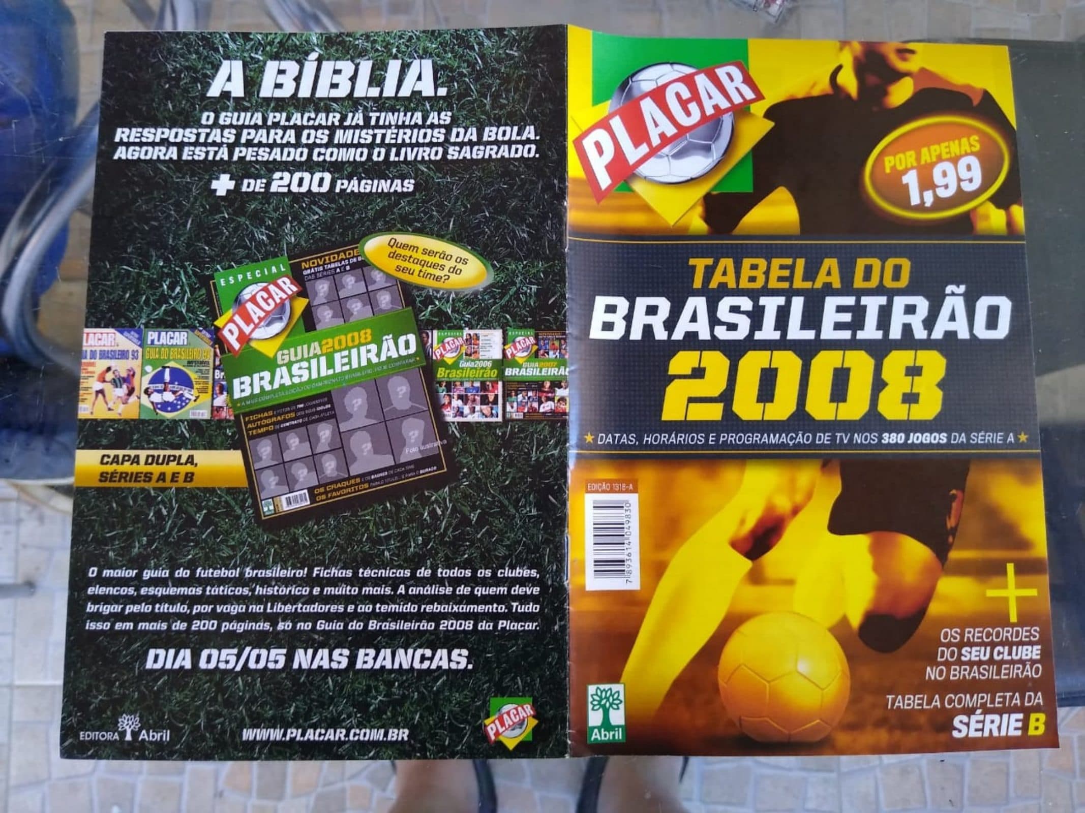 Capa da edição Nº 1318A da revista PLACAR