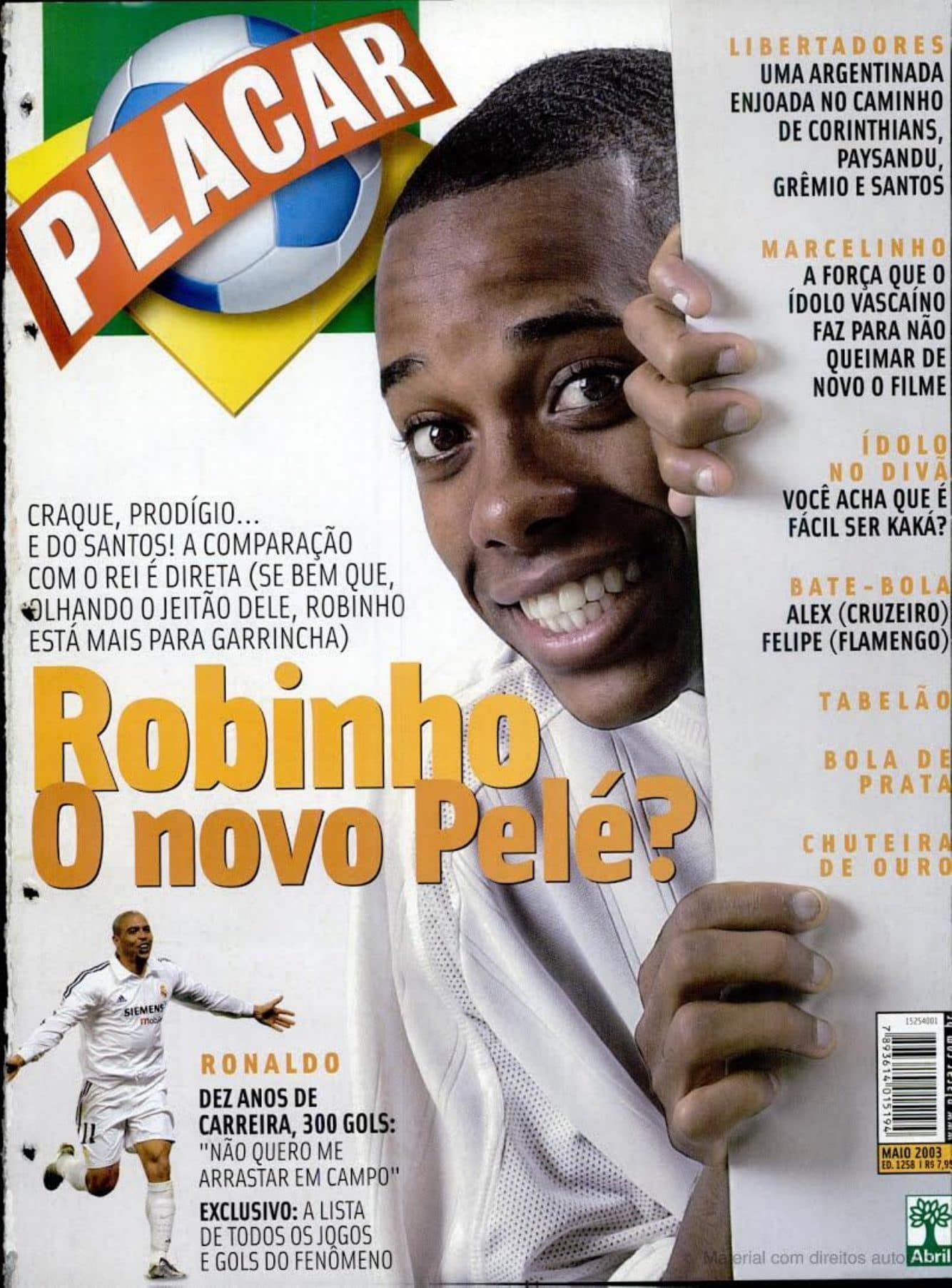 Capa da edição Nº 1258 da revista PLACAR