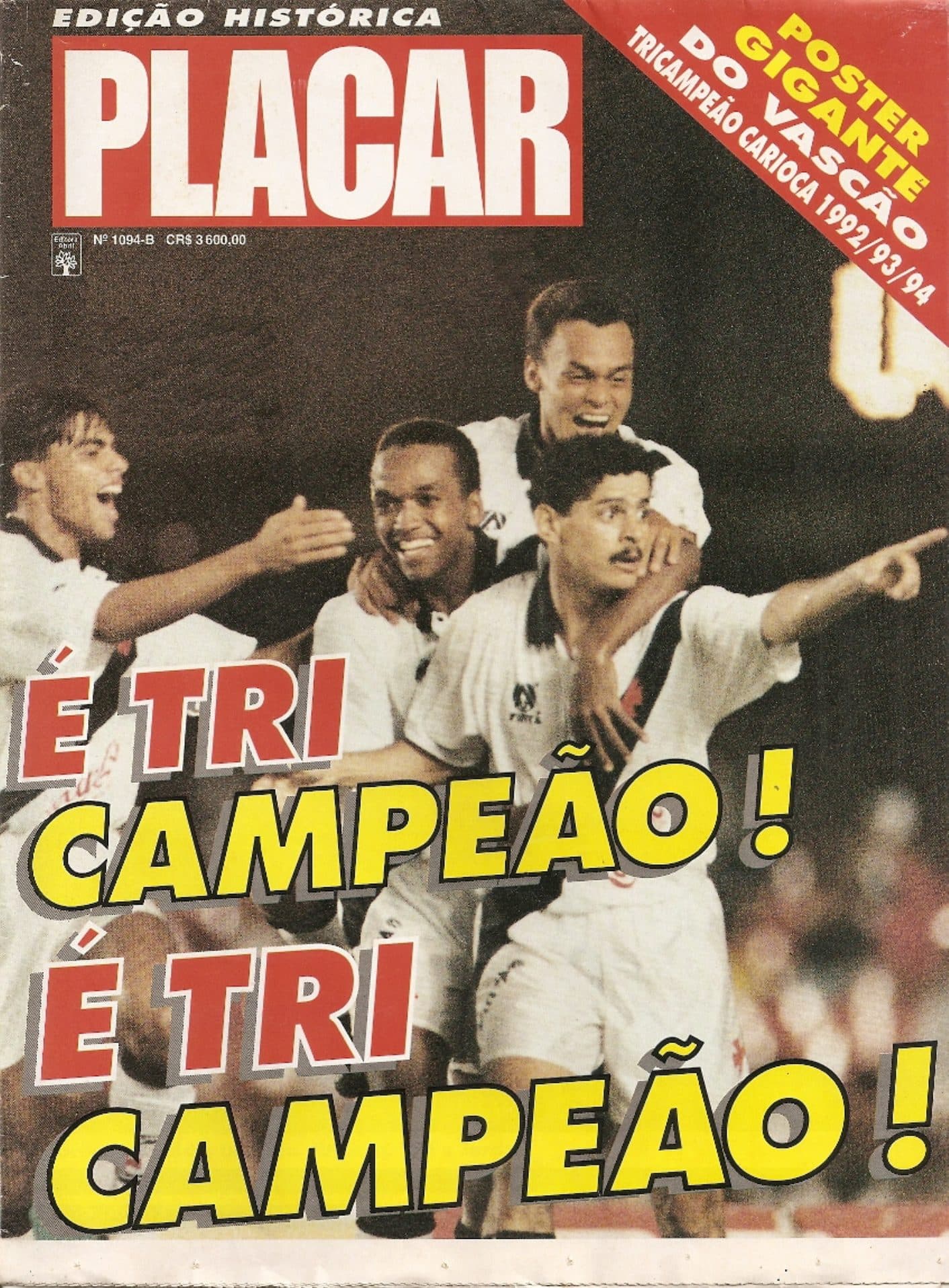 Capa da edição Nº 1094B da revista PLACAR