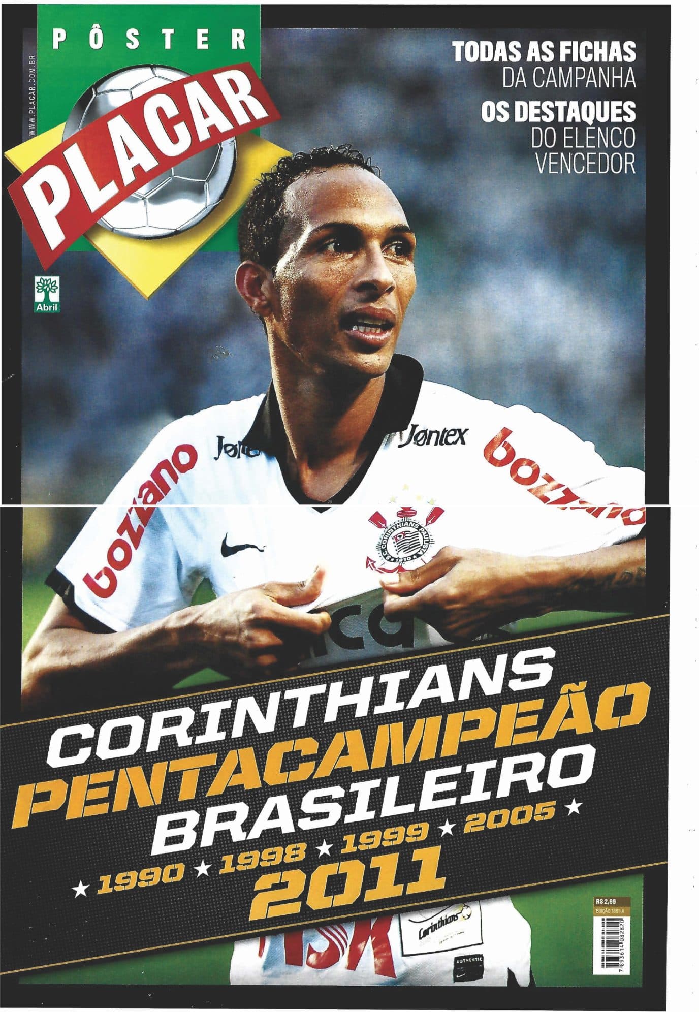 Capa da edição Nº 1361A da revista PLACAR