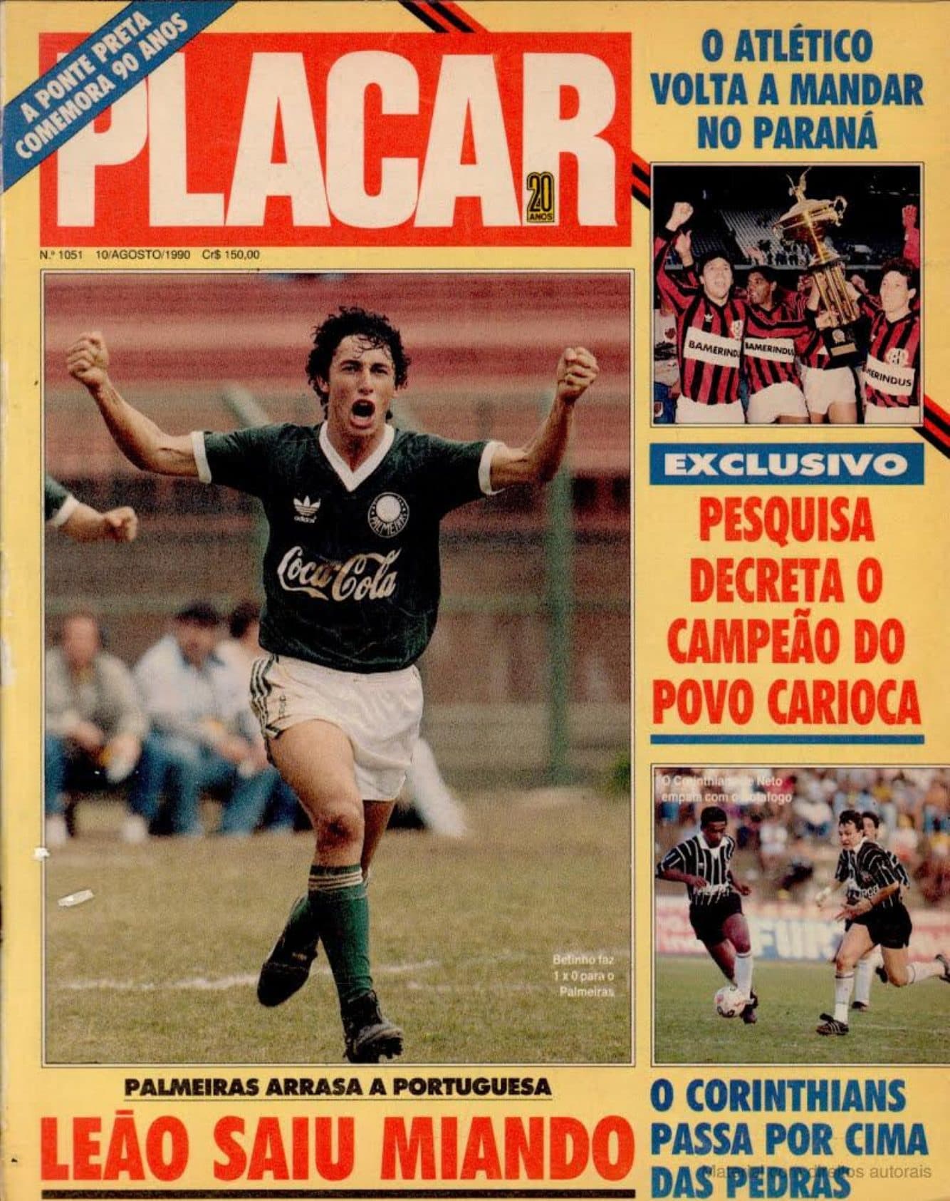 Capa da edição Último número semanal da revista PLACAR