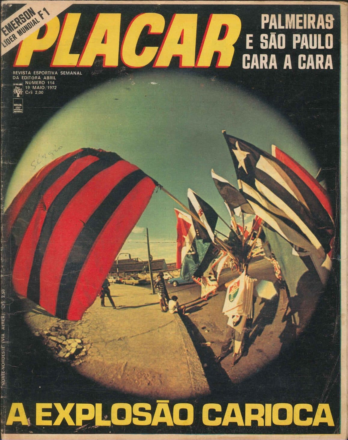 Capa da edição A explosão carioca da revista PLACAR