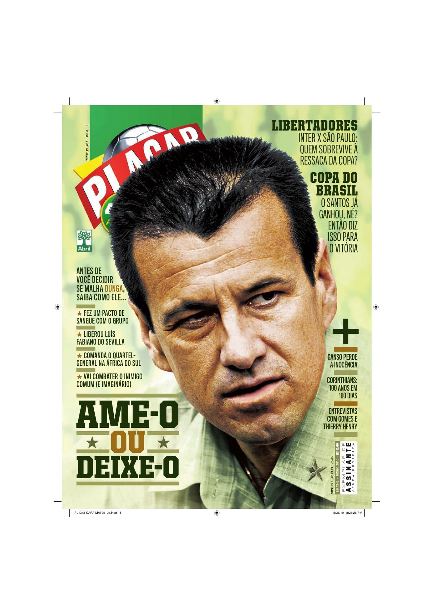 Capa da edição: 2010-EDIÇÃO