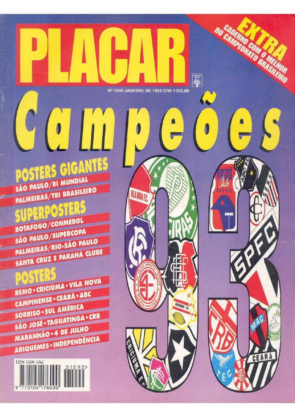 Capa da edição Nº 1090 da revista PLACAR