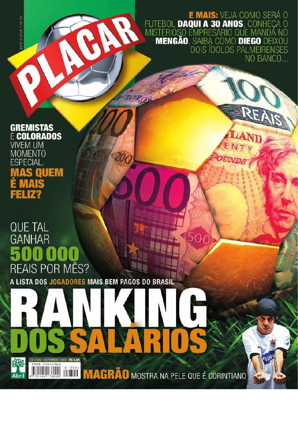 Capa da edição Nº 1300 da revista PLACAR