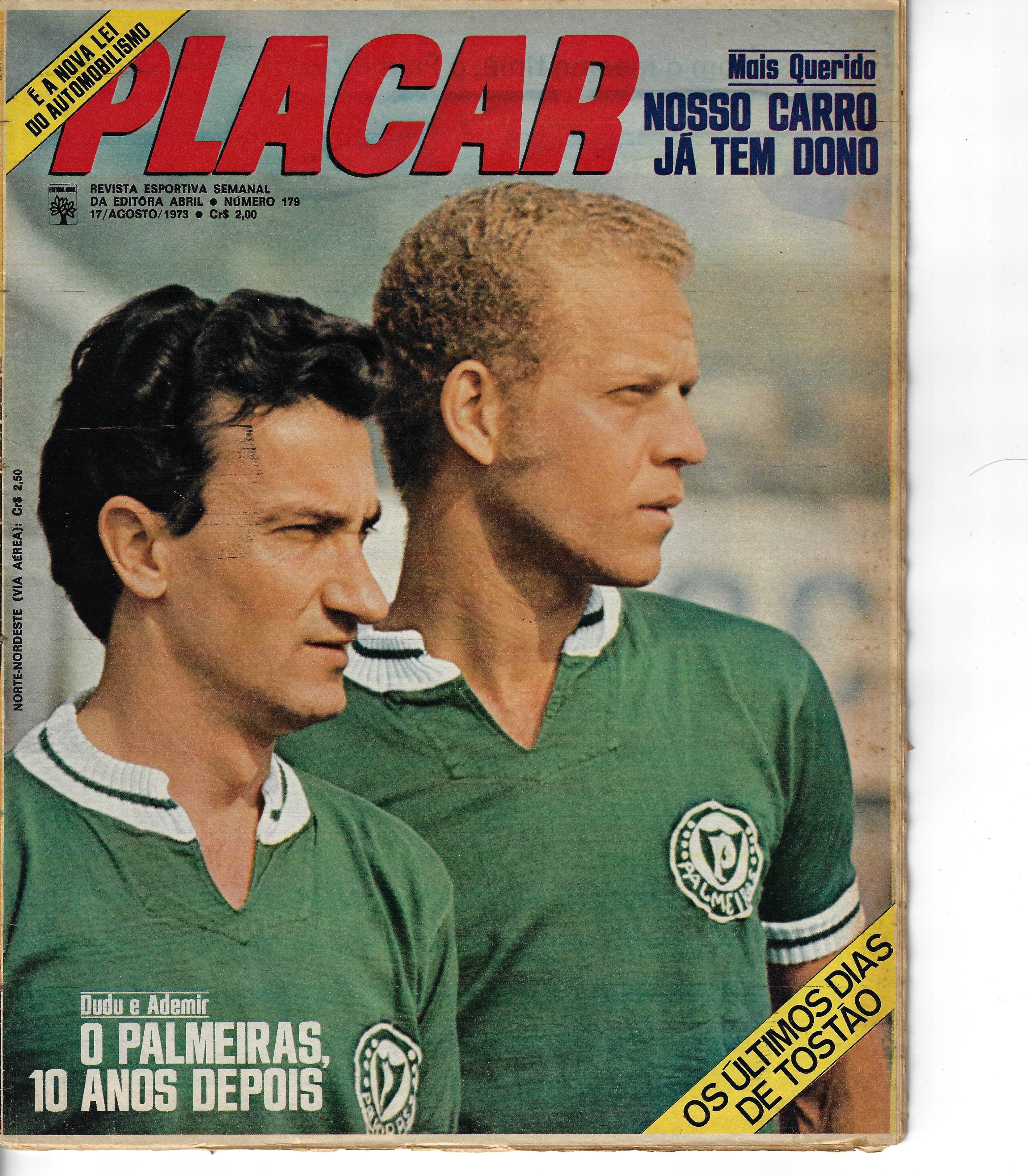 Capa da edição O Palmeiras, 10 Anos Depois da revista PLACAR
