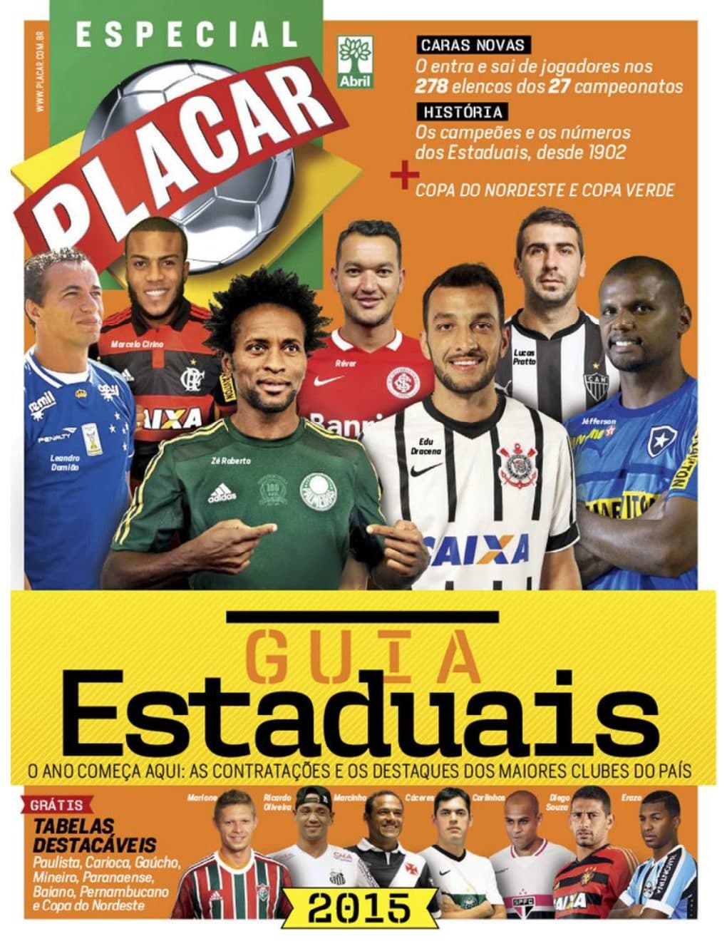Capa da edição GUIA DOS ESTADUAIS da revista PLACAR
