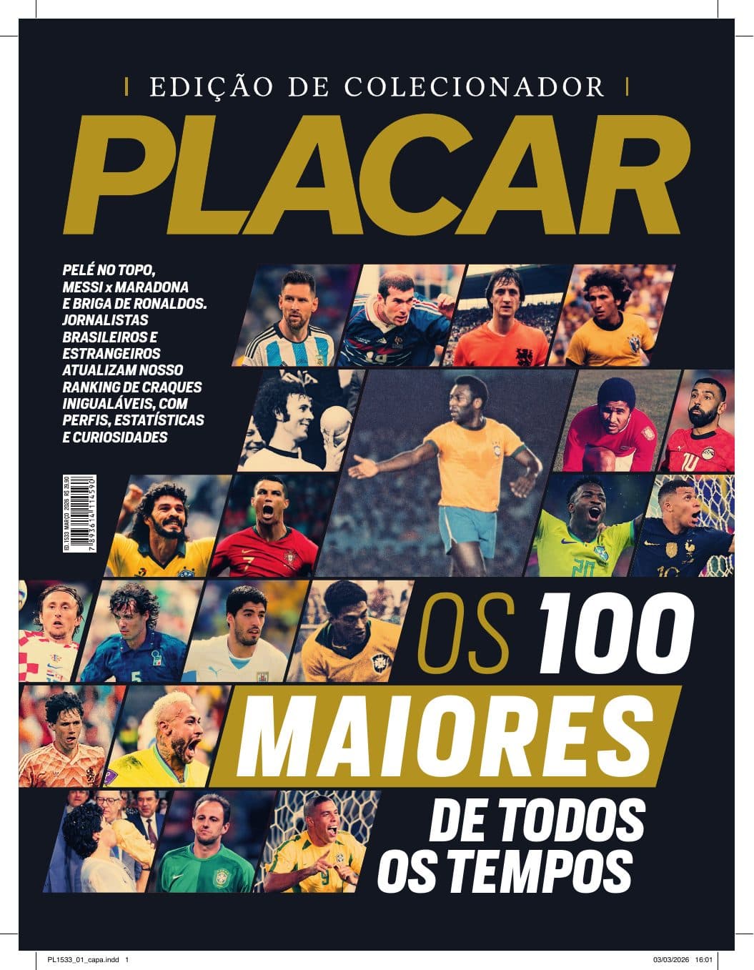 Capa da edição: Os 100 Maiores de Todos os Tempos