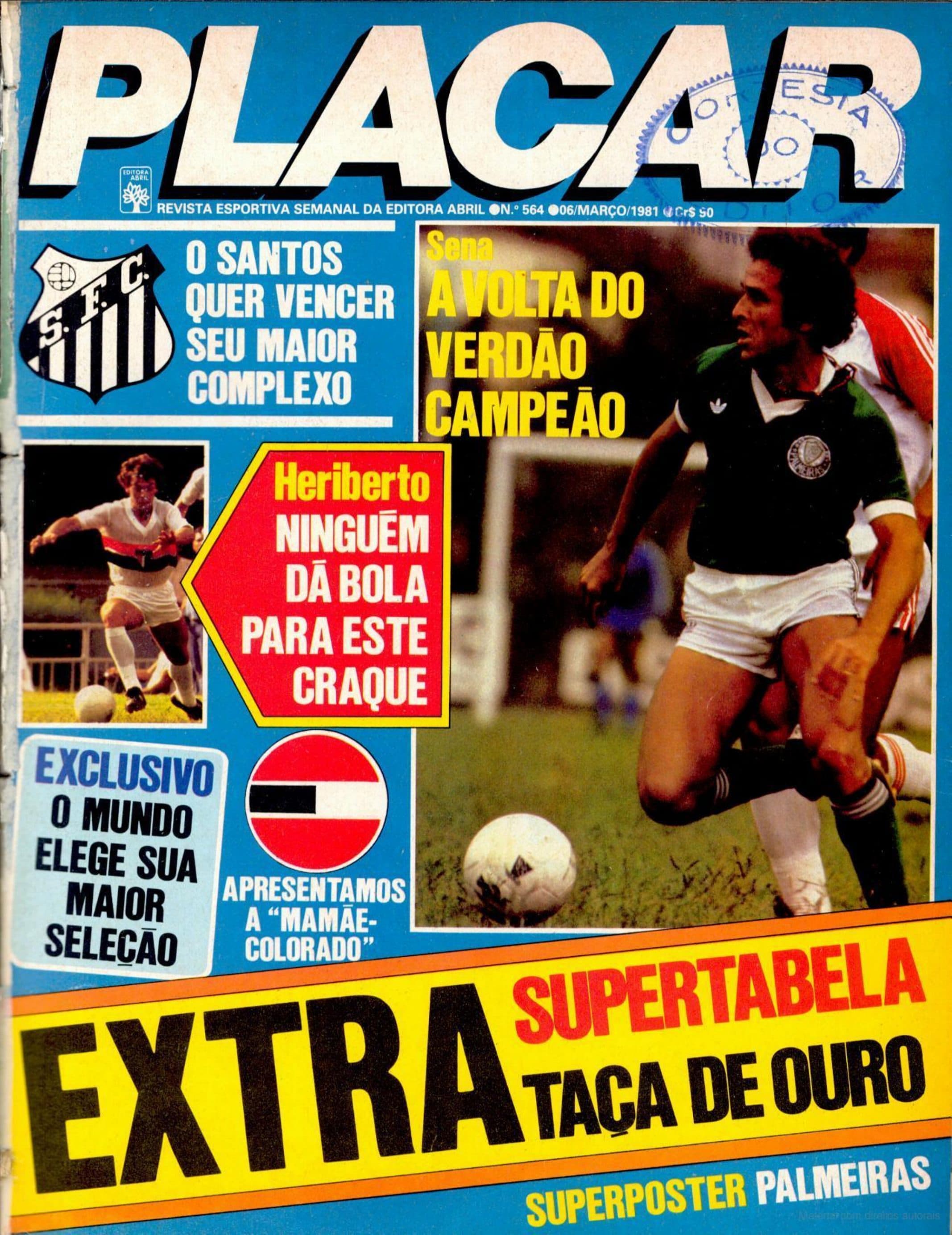 Capa da edição O Santos quer vencer seu maior complexo da revista PLACAR