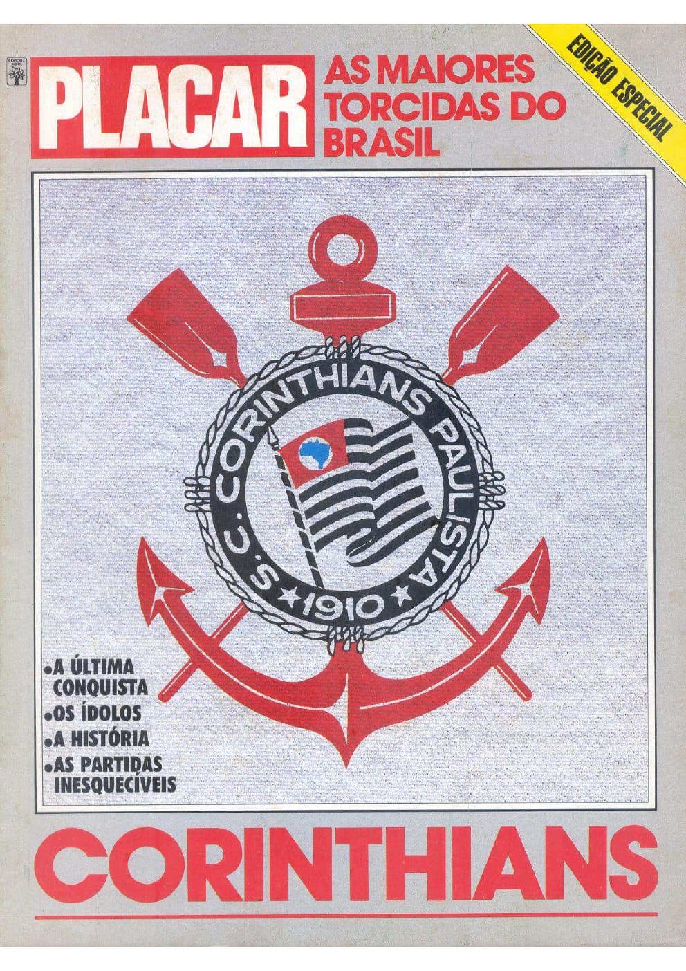 Capa da edição 1989 da revista PLACAR
