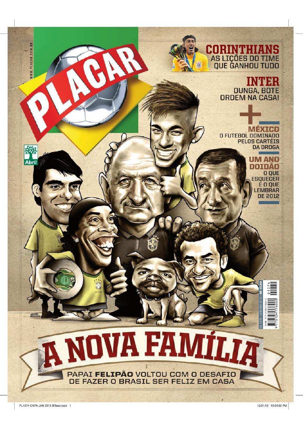 Capa da edição Nº 1374 da revista PLACAR