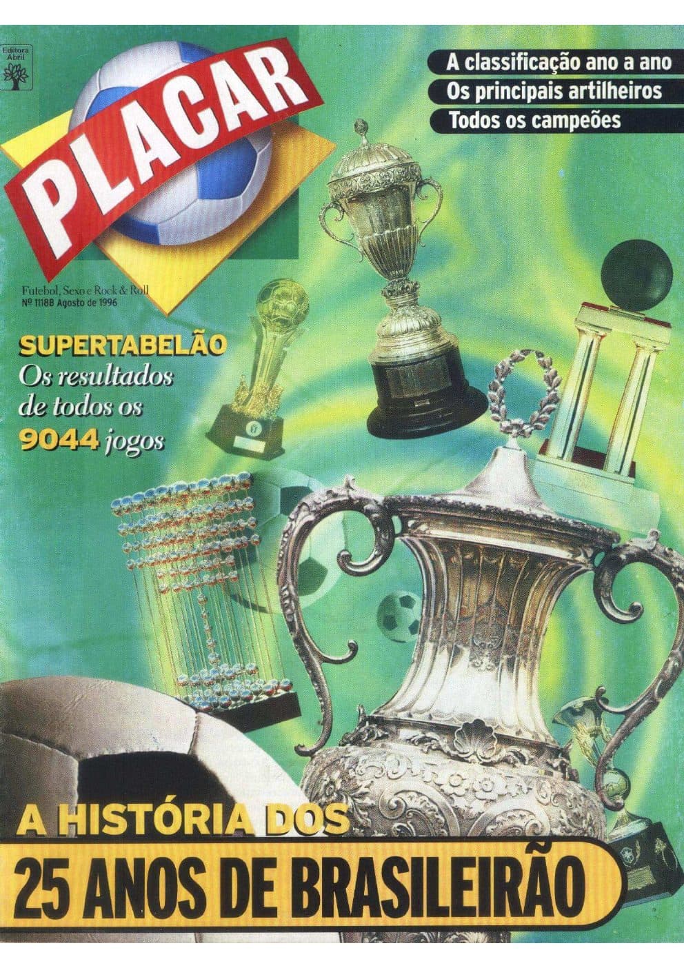 Capa da edição Nº 1118B da revista PLACAR