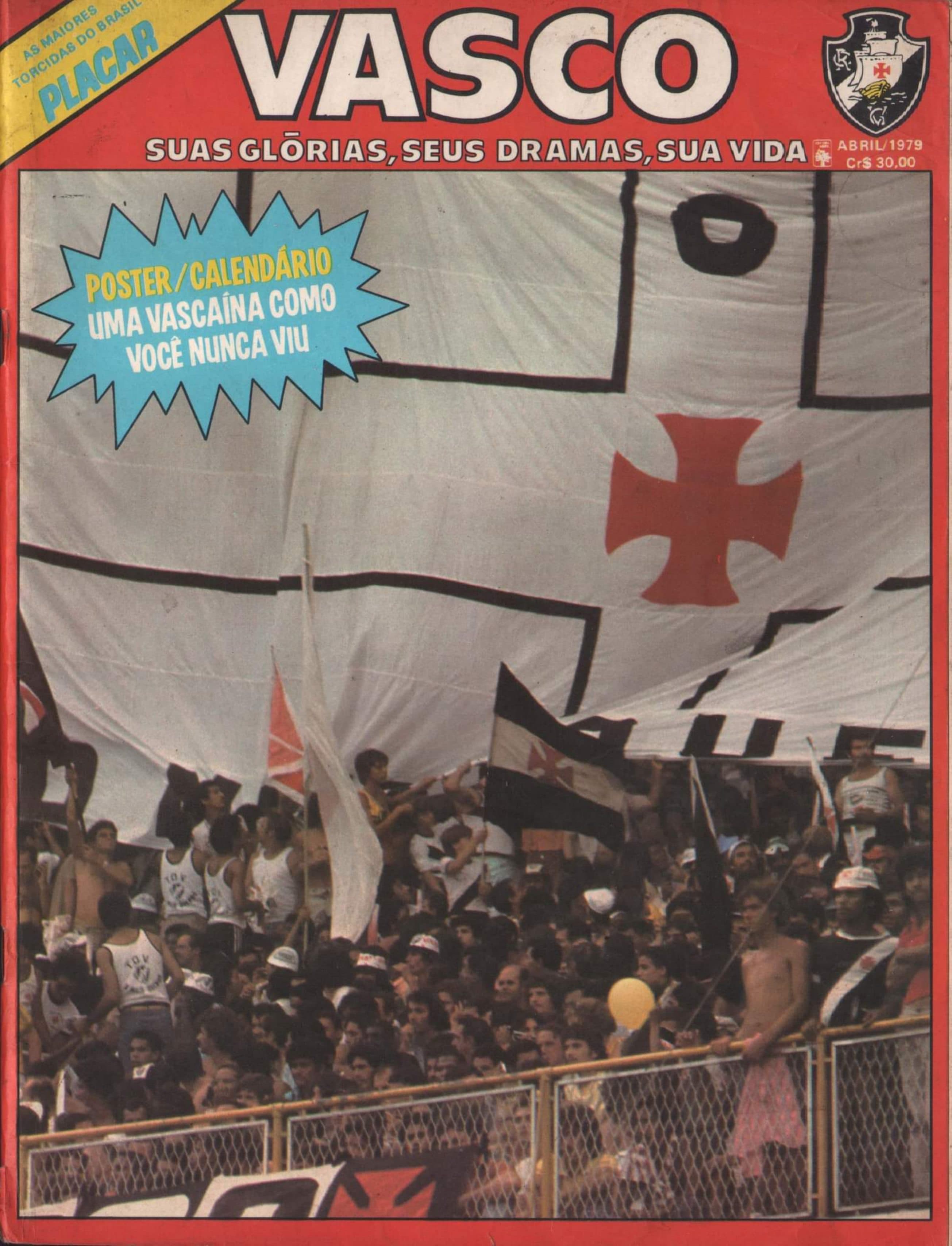 Capa da edição 1979-EDIÇÃO E. M.T.B. VASCO da revista PLACAR