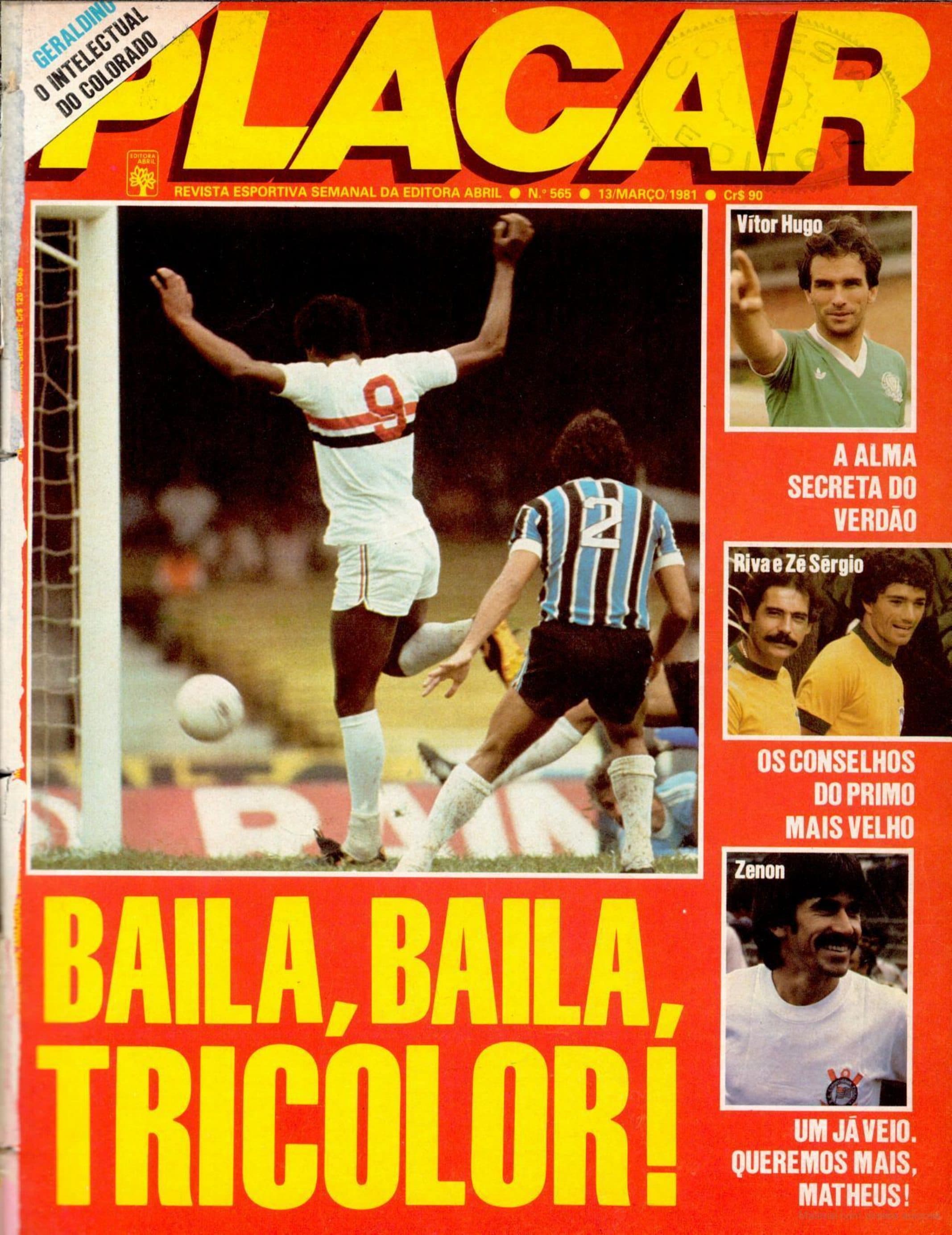 Capa da edição Baila, Baila, Tricolor! da revista PLACAR